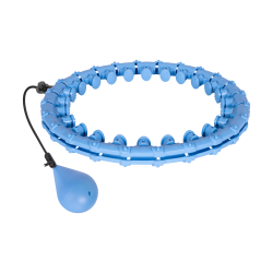 Rebel Smart Hula Hop Odchudzające Koło Z Wypustkami I Obciążeniem 50Cm, Niebieskie, Rebel Active [[