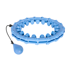 Rebel Smart Hula Hop Odchudzające Koło Z Wypustkami I Obciążeniem 50Cm, Niebieskie, Rebel Active [[