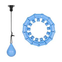 Rebel Smart Hula Hop Odchudzające Koło Z Wypustkami I Obciążeniem 50Cm, Niebieskie, Rebel Active [[