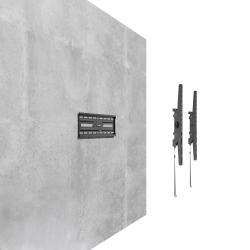 Cabletech Uchwyt Basic Do Ściany 32-75 Cali  Czarny Lcd/Kl-38 [[