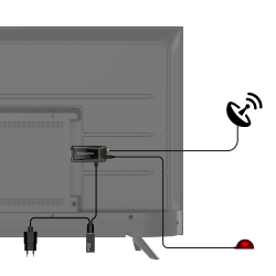 Krüger&Matz Tuner Dvb-T2 Hevc H.265 Mini Na Hdmi [[
