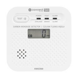 Krüger&Matz Czujnik Czadu, Tlenku Węgla Kruger&Matz Connect S10 Tuya Pn-En50921 [[