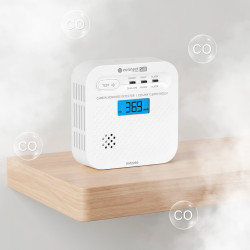 Krüger&Matz Czujnik Czadu, Tlenku Węgla Kruger&Matz Connect S10 Tuya Pn-En50921 [[