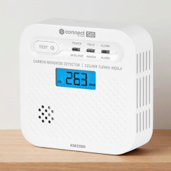 Krüger&Matz Czujnik Czadu, Tlenku Węgla Kruger&Matz Connect S10 Tuya Pn-En50921 [[