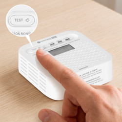 Krüger&Matz Czujnik Czadu, Tlenku Węgla Kruger&Matz Connect S10 Tuya Pn-En50921 [[