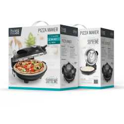 Teesa Piec Do Pizzy Teesa Supreme, 1200 W, 32 Cm , Okienko , Wyjmowany Kamień [[