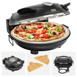 Teesa Piec Do Pizzy Teesa Supreme, 1200 W, 32 Cm , Okienko , Wyjmowany Kamień [[