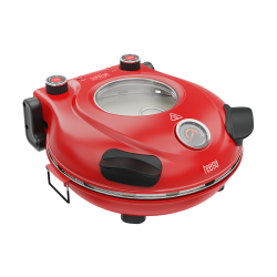 Teesa Piec Do Pizzy Teesa Supreme + , 1200 W, 32 Cm , Okienko , Wyjmowany Kamień, Sterowanie Dwiema Grzałkami [[