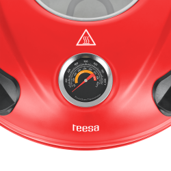 Teesa Piec Do Pizzy Teesa Supreme + , 1200 W, 32 Cm , Okienko , Wyjmowany Kamień, Sterowanie Dwiema Grzałkami [[