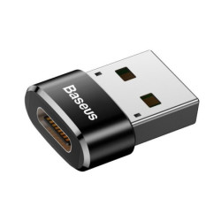 BASEUS Adapter USB-C do USB-A 3A (czarny)