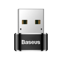 BASEUS Adapter USB-C do USB-A 3A (czarny)