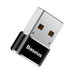 BASEUS Adapter USB-C do USB-A 3A (czarny)