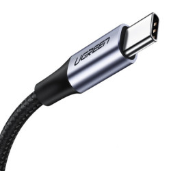 UGREEN Kabel USB do USB-C QC3.0 0,5m z aluminiową wtyczką (czarny)