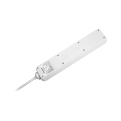 Rebel Przedłużacz 5 Gniazd 1,5M Typu Niemieckiego Z Przełącznikiem (3X1,0Mm) Rebel Biały [[