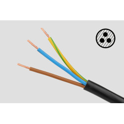 Rebel Przedłużacz 5 Gniazd 5M Typu Francuskiego Z Przełącznikiem (3X1,5Mm) Rebel Czarny [[