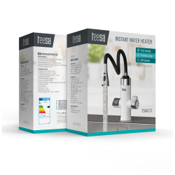 Teesa Przepływowy Podgrzewacz Wody Bateria Kuchenna Z Elastyczną Wylewką [[
