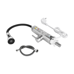 Teesa Przepływowy Podgrzewacz Wody - Bateria Metalowa Kuchenna Z Elastyczną Wylewką [[