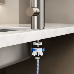 Teesa Przepływowy Podgrzewacz Wody - Bateria Metalowa Kuchenna Z Elastyczną Wylewką [[