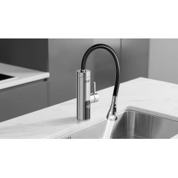 Teesa Przepływowy Podgrzewacz Wody - Bateria Metalowa Kuchenna Z Elastyczną Wylewką [[