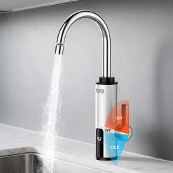 Teesa Przepływowy Podgrzewacz Wody - Bateria Kuchenna Biała [[