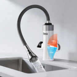 Teesa Przepływowy Podgrzewacz Wody Bateria Kuchenna Z Elastyczną Wylewką [[