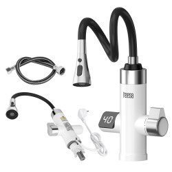 Teesa Przepływowy Podgrzewacz Wody Bateria Kuchenna Z Elastyczną Wylewką [[