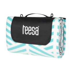 Teesa Koc Mata Piknikowa Z Izolacją I Długim Paskiem 200X300 Cm Teesa - Niebieski Kłos [[