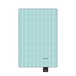 Teesa Koc Mata Piknikowa Z Izolacją I Długim Paskiem 200X300 Cm Teesa - Niebieski Kłos [[