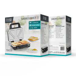 Teesa Opiekacz Do Kanapek , Toster , Xxl , 900 W [[
