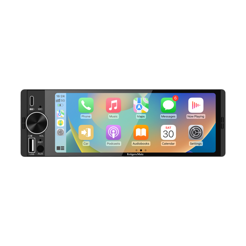 Krüger&Matz Radio Samochodowe Kruger&Matz Km2016 Carplay/Androidauto [[