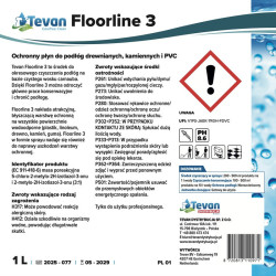TEVAN Floorline 3 1L - Ochronny płyn do podłóg drewnianych, kamiennych i PVC