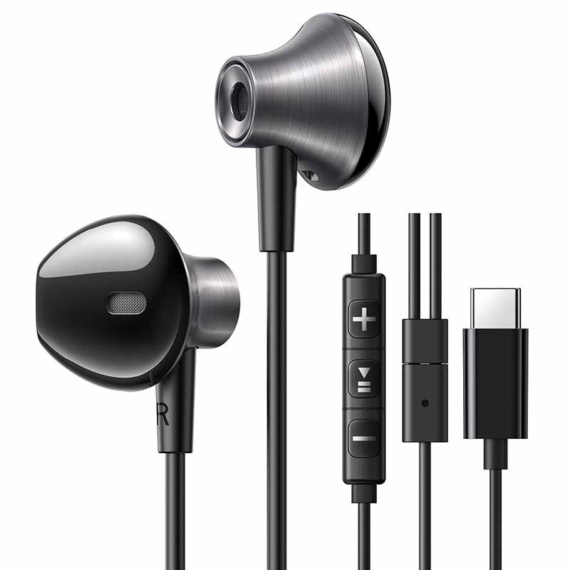 UGREEN Słuchawki przewodowe UGREEN EP106 USB-C (czarne) //