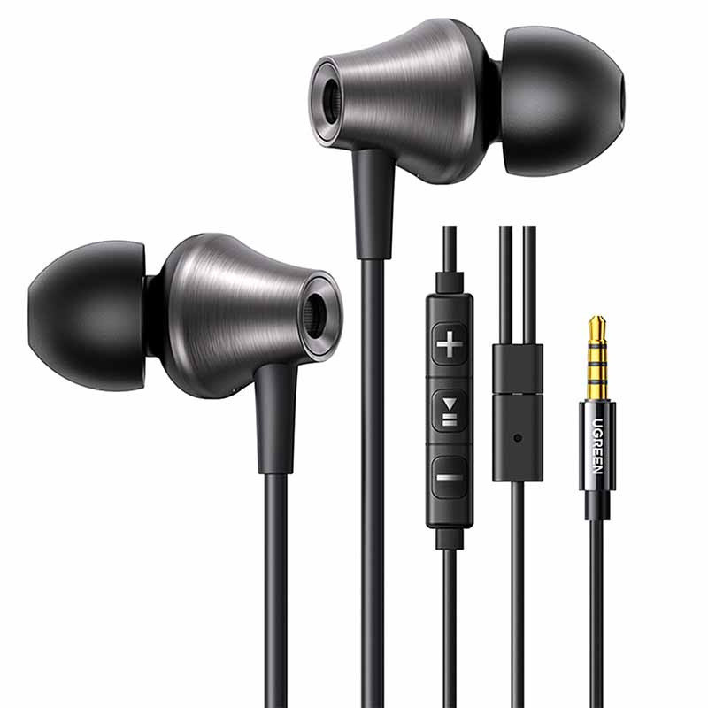 UGREEN Słuchawki przewodowe UGREEN EP105 jack 3,5mm (czarne) //