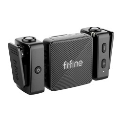 Fifine Zestaw mikrofonów krawatowych Fifine M9 (czarny) //