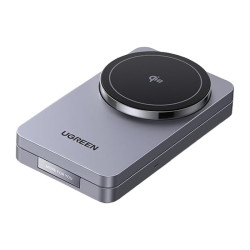 UGREEN Ładowarka indukcyjna UGREEN W706 15W 2w1 MagSafe (czarna) //