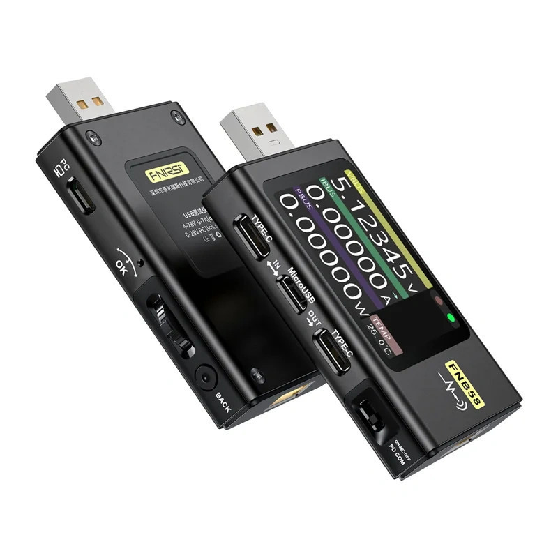 FNIRSI Tester portu USB FNIRSI FNB58 Czarny //