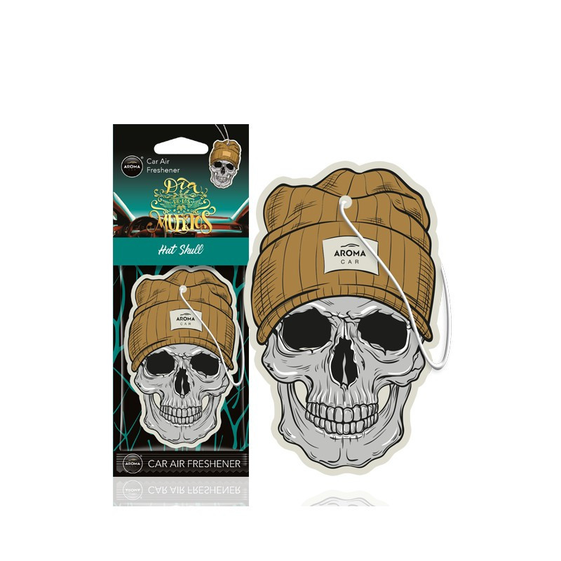 HAT SKULL Zawieszka zapachowa do auta AROMA Car Dia De Los Muertos