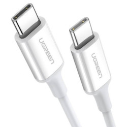 Kabel USB-C do USB-C UGREEN US264, 60W, 0.5m (biały)