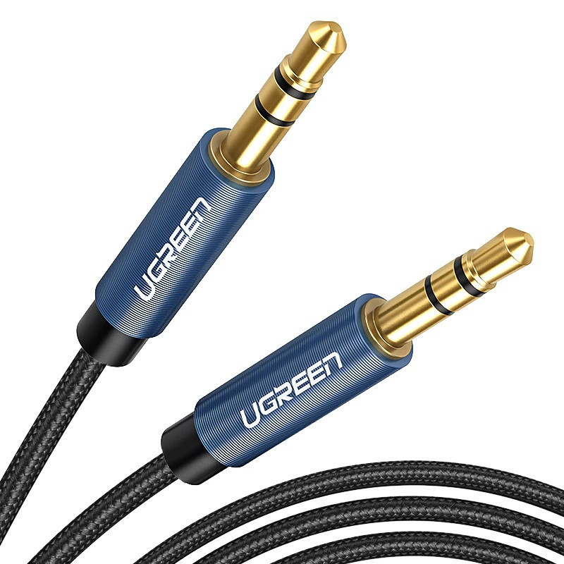 UGREEN AV122 Kabel jack 3,5mm AUX 2m (niebieski)