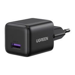 UGREEN Ładowarka sieciowa Ugreen X518 USB, GaN, 18W (czarna) //