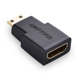 UGREEN 20101 Adapter mini HDMI - HDMI (czarny)
