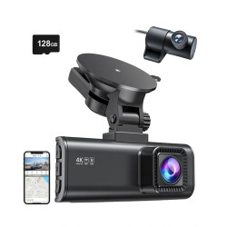 Redtiger Wideorejestrator REDTIGER F7NP WiFi 4K + 1080p 128GB //