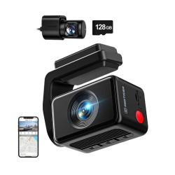 Redtiger Wideorejestrator REDTIGER F4 Pro WiFi 4K + 1080p 128GB //
