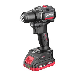 MOVA Wiertarko-wkrętarka bezszczotkowa MOVA PD80K 20V 80Nm (bateria i ładowarka w zestawie) //