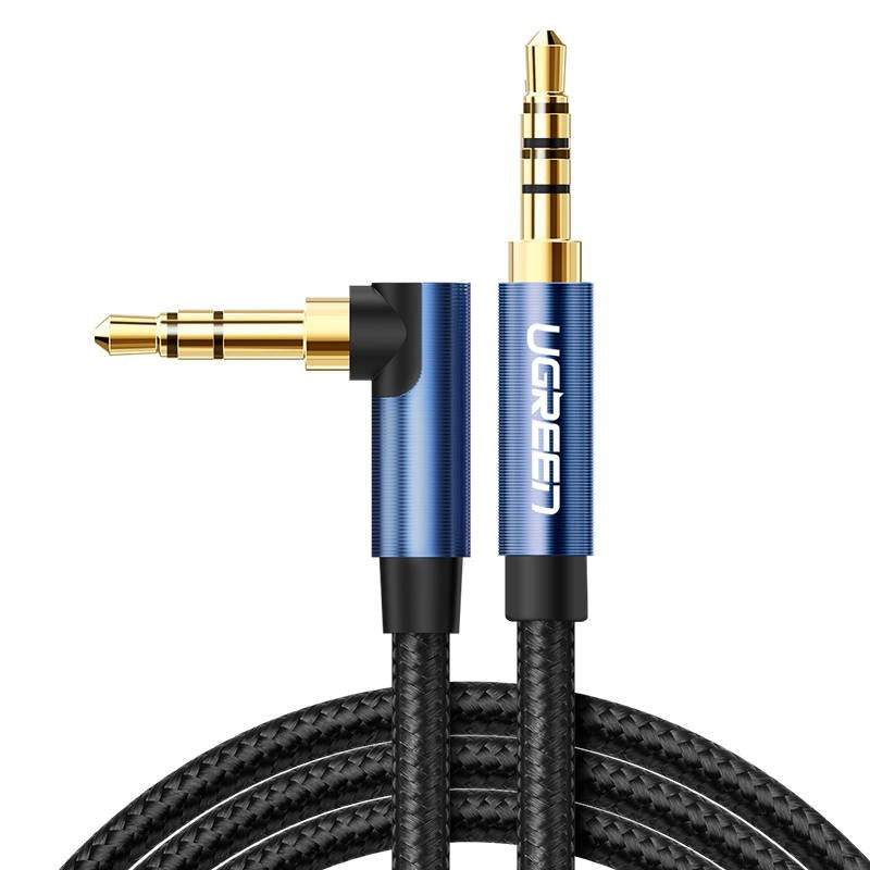 Kabel mini jack 3,5mm AUX UGREEN 1m (czarny)