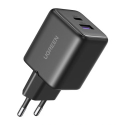 UGREEN Ładowarka sieciowa Ugreen X516 USB + USB-C, GaN, 30W (czarna) //