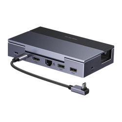 UGREEN Stacja dokująca USB-C UGREEN CM800 6w1 (szara) //