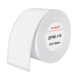 NIIMBOT Etykiety NIIMBOT T2560-110 25x60mm 110szt (białe) //
