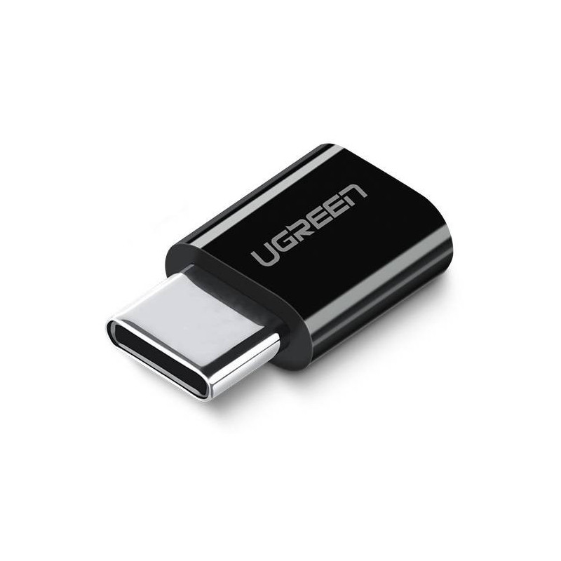 Adapter micro USB do USB-C UGREEN US157 (czarny)