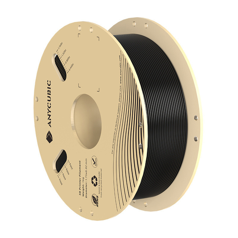 ANYCUBIC Filament ANYCUBIC PLA 1kg (czarny) //